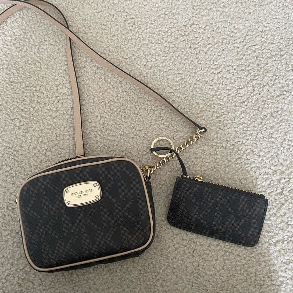 Michael Kors Small Crossbody and mini Card Holder